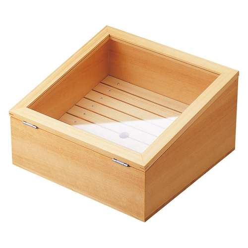 ネタ箱傾斜型 目皿・アクリル蓋付/業務用/新品/送料無料