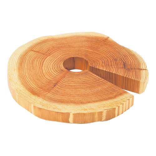 杉・鍵穴年輪皿(中)/業務用/新品/小物送料対象商品