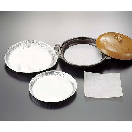 アルミ箔陶板トレイ(シルバー) 大 (TF18) 200枚/業務用/新品/小物送料対象商品