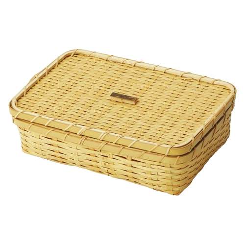 竹編み長角一皿分の料理篭/御勤め用/新品/小物貨物輸送客体商いもの