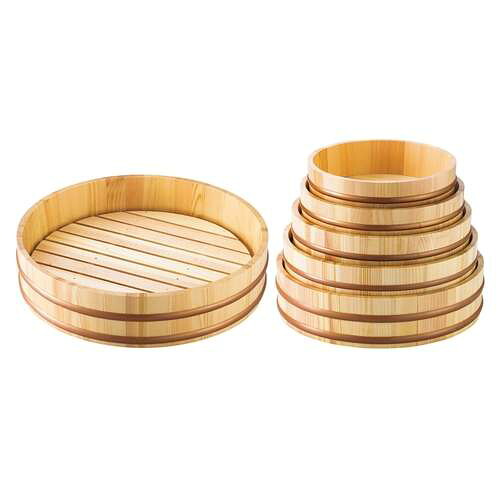 天然木盛込桶 クリアー(目皿付) 尺4/業務用/新品/小物送料対象商品