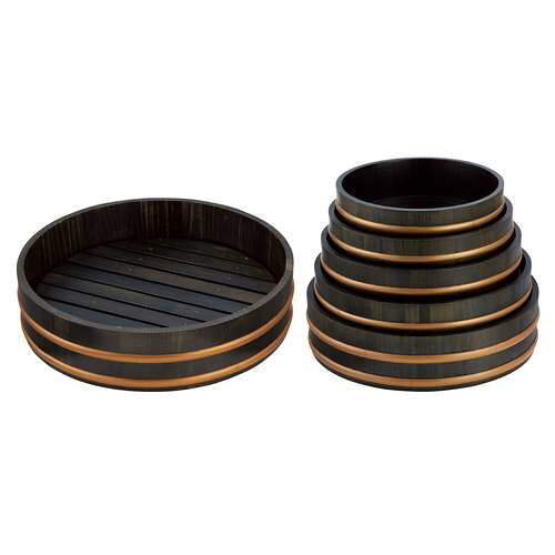 生まれながら木盛込桶用目皿 黒ペンキ塗り 尺1用/お役目用/新品/小物貨物輸送客体商いもの