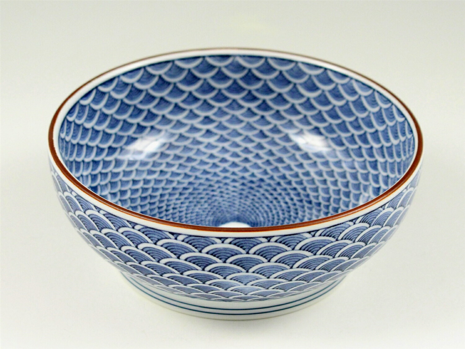 有田焼 青海波文 旨味平鉢(10枚入)/業務用/新品/小物送料対象商品