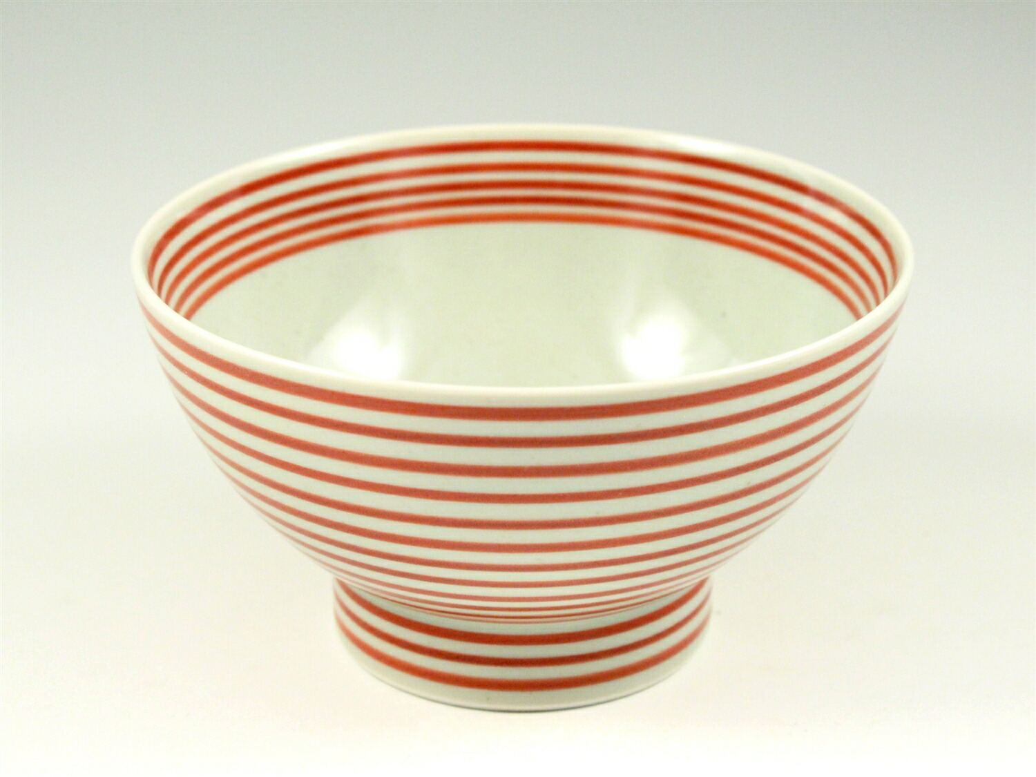 有田焼 朱駒 広東丼(小) (10枚入)/御勤め用/新品/小物貨物輸送客体商いもの