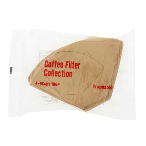 カナエ紙工コーヒーフィルター4〜6人用台形EF4100枚/業務用/新品/小物送料対象商品
