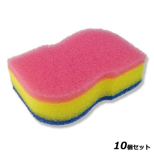 【10セット】スポンジ キクロンプロ 外食産業用 ピンク 5個/パック /業務用/新品/小物送料対象商品