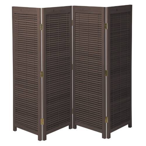 【KOEKI】衝立4連 JP-LB4S(BR)/新品/貨物輸送無料