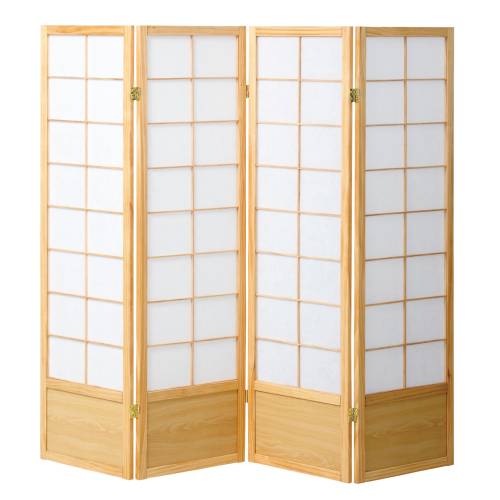 【KOEKI】和風衝立4連 JP-S150-4(NA)/新品/貨物輸送無料
