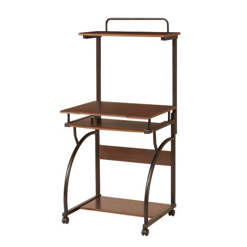 【KOEKI】マイコン事務机 パソコン-61T(BR)/新品/貨物輸送無料