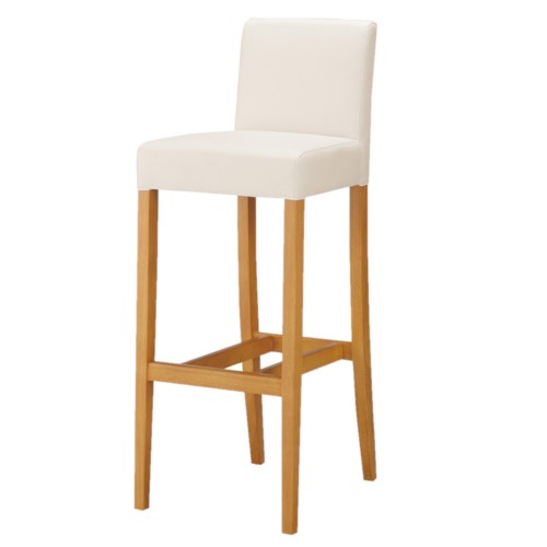 楽天市場 Cherry チェリーレスタリア 背面取手付 洋風ハイカウンターイス Cr 37 ナチュラル色 張地ホワイト S80 幅395 奥行475 高さ1045 シート高800 プロ用家具 送料無料 テンポス 厨房器具と店舗用品のtenpos