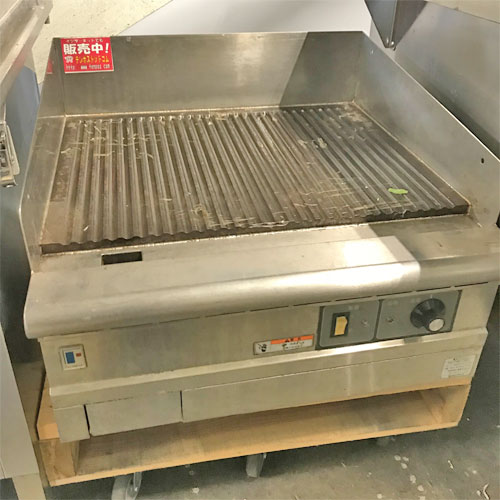 【業界最長1年保証】【中古】卓上電気グリドル フジマック FEFFT60-1TSG 幅600×奥行600×高さ265 三相200V 【送料無料】【業務用】【飲食店 店舗 厨房機器 グリドル 鉄板焼器 業務用グリドル 業務用鉄板焼器】
