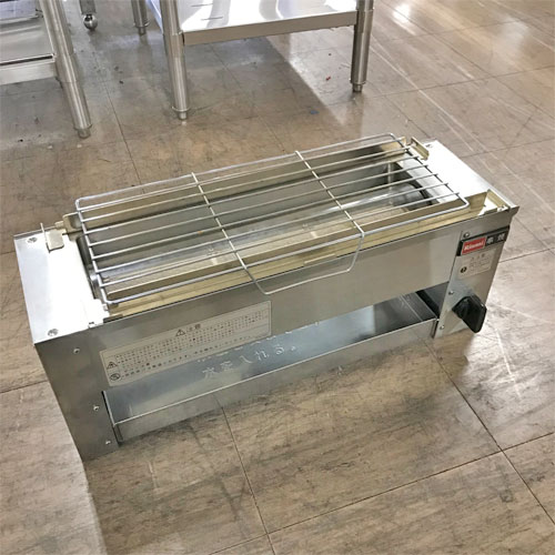 【中古】下火式焼物器 リンナイ(Rinnai) RGK-61D 幅607×奥行210×高さ216 都市ガス 【送料別途見積】【業務用】【飲食店 店舗 厨房機器 グリラー 焼物器 業務用グリラー 業務用焼物器】