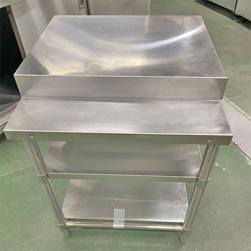 【中古】うつり変わり進め方台 幅650×奥ふかさ700×高さ800 【貨物輸送別途積もり書き】【お役目用】【飲食店 バス発着場 勝手もと装置 進め方台 お役目用進め方台】