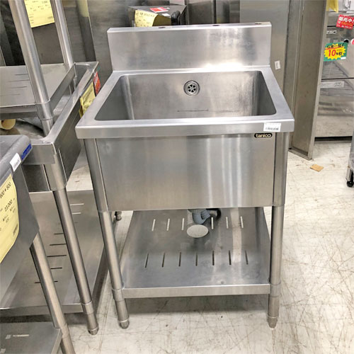 驚きの値段 中古 一槽シンク Bg 送料別途見積 業務用 幅600 奥行600 高さ780 Rashiastrologer Com