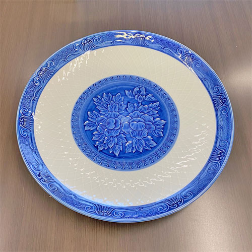 【中古】大皿 幅400×奥行400×高さ65 【送料無料】【業務用】【飲食店 店舗 厨房機器 食器 グラス 業務用食器 業務用グラス】