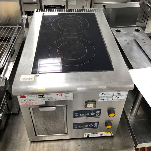 【中古】電磁調理器 ニチワ電機 MIR-3WTSP 幅400×奥行600×高さ400 三相200V 【北海道から関東のみ送料無料】【業務用】【飲食店 店舗 厨房機器 ガステーブル IHテーブル 業務用ガステーブル 業務用IHテーブル】