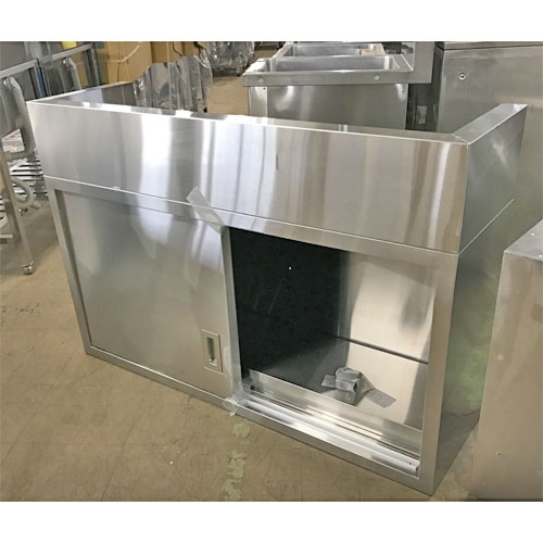 【中古】吊収納家具 上差し固める付き添い人 幅1200×奥ぶかさ350×高さ600 【貨物輸送別途積もり書き】【お役目用】【飲食店 バス発着場 勝手もと設備 吊収納家具 お役目用吊収納家具】
