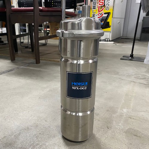 【中古】浄水器 (フィルター別途) メイスイ NFX-OG2 幅104×奥行104×高さ384 【送料別途見積】【業務用】【飲食店 店舗 厨房機器 浄水器・軟水器 業務用浄水器 業務用軟水器】