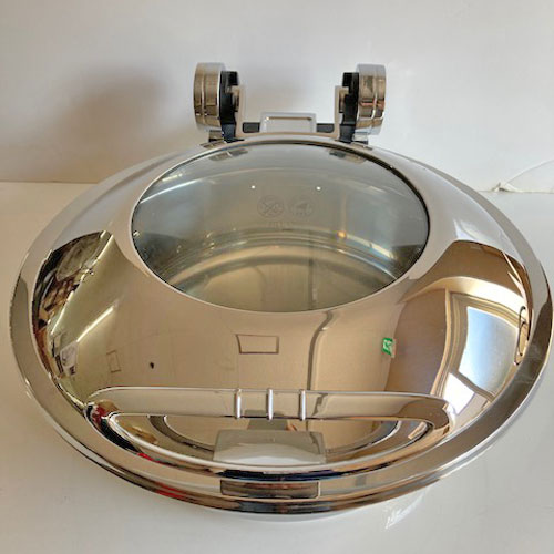 【中古】丸型スマートチューフィングディッシュ(フードパンなし) 幅398×奥行442×高さ184 【送料無料】【未使用品】【業務用】【飲食店 店舗 厨房機器 チューフィング 業務用チューフィング】|厨房機器と店舗用品 TENPOS