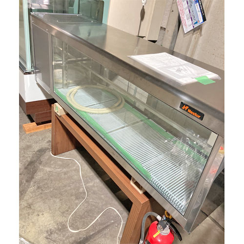 【中古】冷蔵ディスプレイケース ネスター RDC-152L405-1 幅1500×奥行400×高さ525 【送料別途見積】【業務用】【飲食店 店舗 厨房機器 卓上型ショーケース 業務用卓上型ショーケース】