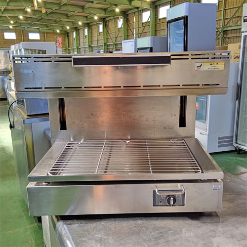 【実業界最長1年引き受ける】【中古】上火式焼物器 フジマック FES3 幅600×奥ふかさ450×高さ500 三相200V 【貨物輸送別途積もり書き】【御役目用】【飲食店 バス発着場 御厨子所計器 グリラー 焼物器 御役目用グリラー 御役目用焼物器】