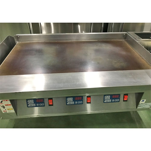 【業界最長1年保証】【中古】電気グリドル ニチワ電機 TEG-900DSP 幅960&times;奥行580&times;高さ350 三相200V 【送料別途見積】【業務用】【飲食店 店舗 厨房機器 グリドル 鉄板焼器 業務用グリドル 業務用鉄板焼器】｜厨房機器と店舗用品 TENPOS