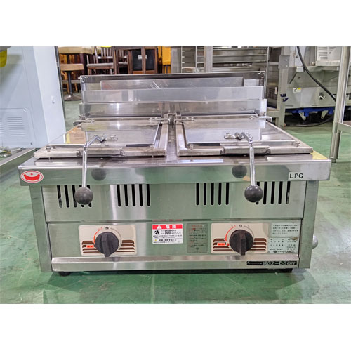 餃子焼器 マルゼン MGZ-066W 幅600×奥行600×高さ270 都市ガス
