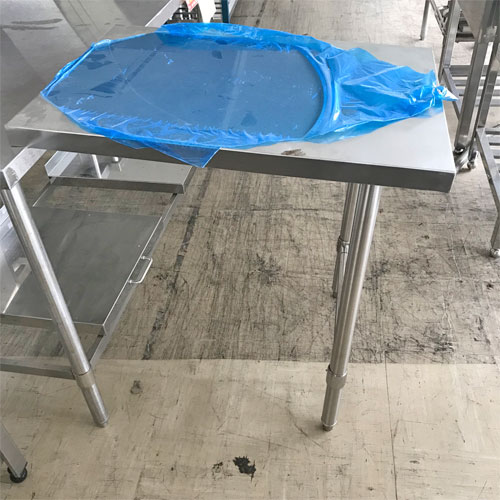 【中古】クリーンテーブル 幅750×奥行520×高さ800 【送料別途見積】【業務用】【飲食店 店舗 厨房機器 特殊シンク 業務用特殊シンク】