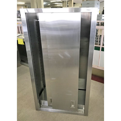 【中古】吊収納家具 幅750×奥ぶかさ400×高さ1350 【貨物輸送無料】【お役目用】【飲食店 バス発着場 勝手もと設備 吊収納家具 お役目用吊収納家具】