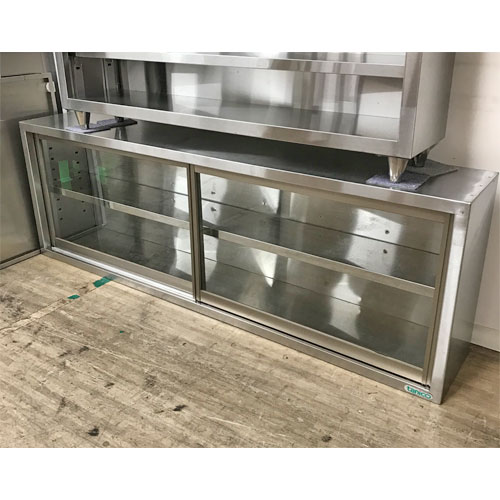 最大71％オフ！ 吊戸棚 ガラス扉 BGなし タニコー 幅1800×奥行300×高さ ...