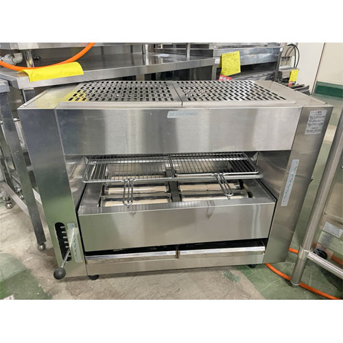 【中古】両面焼物器 アサヒサンレッド SGR-90 幅1035×奥行585×高さ770 LPG(プロパンガス) 【送料別途見積】【業務用】【飲食店 店舗 厨房機器 グリラー 焼物器 業務用グリラー 業務用焼物器】
