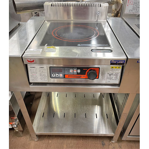 【実業界最長1年引き請ける】【中古】IHコンロ 架台付き添い人 マルゼン MIHX-S05C 幅700×奥ふかさ650×高さ800 三相200V 【貨物輸送別途積もり書き】【お役目用】【飲食店 バス発着場 勝手もと装置 屁っ放り早見表 IH早見表 お役目用屁っ放り早見表 お役目用IH早見表】