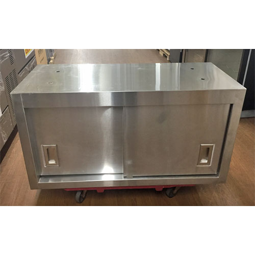 【中古】両面吊収納家具 幅750×奥ぶかさ400×高さ500 【貨物輸送無料】【お役目用】【飲食店 バス発着場 勝手もと設備 吊収納家具 お役目用吊収納家具】