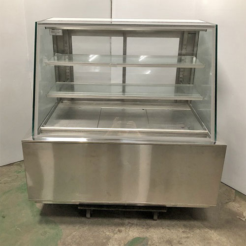 【中古】対面冷蔵ショーケース アリガ ZPC-0405RZ 幅1200×奥行780×高さ1200 三相200V 【送料別途見積】【業務用】【飲食店 店舗 厨房機器 冷蔵ショーケース 業務用冷蔵ショーケース】