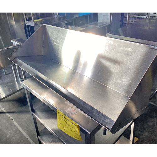 【中古】水切り棚 幅1300×奥行300×高さ360 【送料別途見積】【業務用】【飲食店 店舗 厨房機器 平棚 上棚 業務用平棚 業務用上棚】