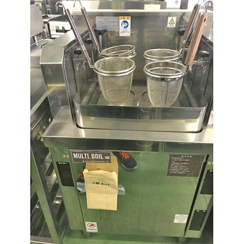 【業界最長1年保証】【中古】ゆで麺機 三栄 SUE4-60TH 幅600×奥行600×高さ750 三相200V 【送料別途見積】【業務用】【飲食店 店舗 厨房機器 ゆで麺機 業務用ゆで麺機】