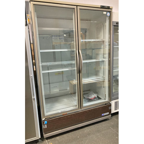 【中古】冷蔵リーチインショーケース フクシマ小峡谷花の冠(福島実業) MRF-40GMTR5 幅1200×奥ふかさ800×高さ1900 三相200V 【貨物輸送別途積もり書き】【御勤め用】【飲食店 バス発着場 勝手もと備品 リーチインショーケース 御勤め用リーチインショーケース】