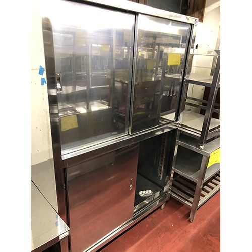 【中古】食器棚 幅1500×奥行600×高さ1800 【送料別途見積】【業務用】【飲食店 店舗 厨房機器 食器棚 業務用食器棚】