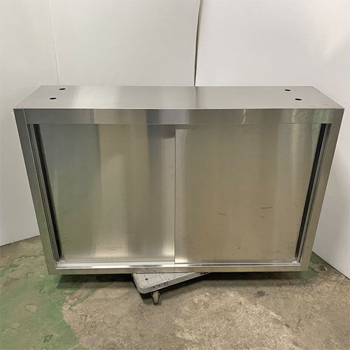 【中古】吊収納家具 幅1300×奥ぶかさ350×高さ850 【貨物輸送別途積もり書き】【お役目用】【飲食店 バス発着場 勝手もと設備 吊収納家具 お役目用吊収納家具】