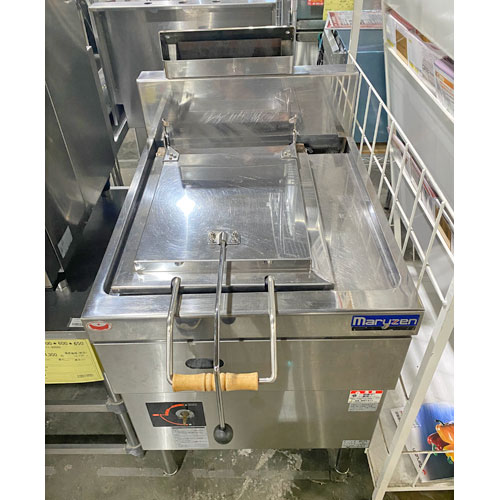 【業界最長1年保証】【中古】餃子焼器 マルゼン MGZS‐057B 幅550×奥行730×高さ800 都市ガス 【送料別途見積】【業務用】【飲食店 店舗 厨房機器 餃子焼器 業務用餃子焼器】