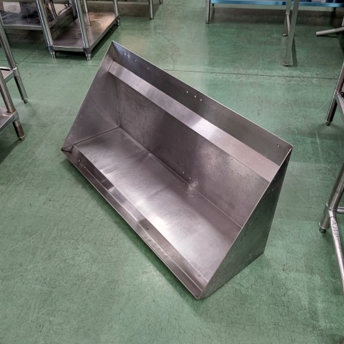 【中古】水切り棚 幅1040×奥ぶかさ350×高さ520 【貨物輸送別途積もり書き】【お役目用】【飲食店 バス発着場 勝手もと設備 平棚 上棚 お役目用平棚 お役目用上棚】