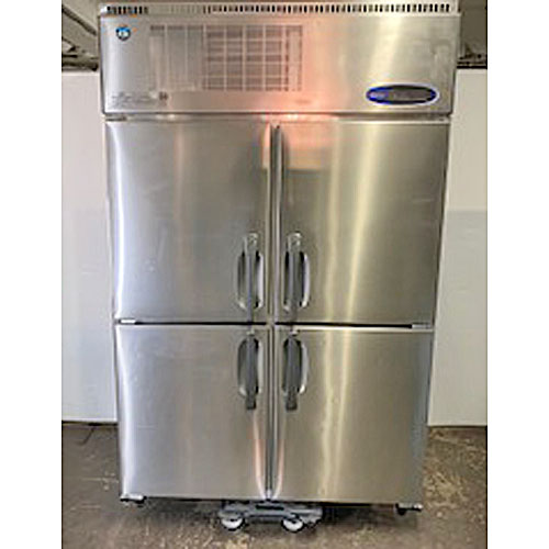 【中古】向こう正面大気圏4部屋の入り口縦型電気冷蔵庫 ホシザキ HR-120CZT3-ML-FA 幅1200×奥ふかさ650×高さ1940 三相200V 【貨物輸送別途積もり書き】【御勤め用】【飲食店 バス発着場 勝手もと備品 電気冷蔵庫 御勤め用電気冷蔵庫】
