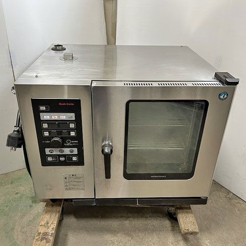 【中古】スチームコンベクションオーブン ホシザキ MIC-6SA3-1-AR 幅900&times;奥行770&times;高さ750 三相200V 【送料別途見積】【業務用】【飲食店 店舗 厨房機器 オーブン 業務用オーブン】｜厨房機器と店舗用品 TENPOS