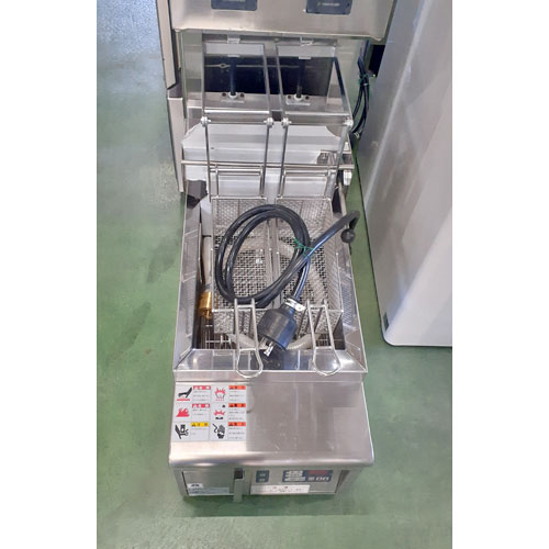 【実業界最長1年引きうける】【中古】卓上灯し火フライヤー ニチワ電機 TEFD-13N2LSP 幅350×奥ぶかさ800×高さ280 三相200V 【貨物輸送別途積もり書き】【お勤め用】【飲食店 バス発着場 勝手もと機材 フライヤー お勤め用フライヤー】 業務用厨房機器-業務用厨房機器・用品-キッチン用品・食器・調理器具