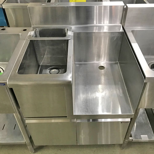【中古】一槽シンク BGあり タニコー 幅750×奥行750×高さ850 【送料別途見積】【業務用】【飲食店 店舗 厨房機器 一槽シンク 業務用一槽シンク】|厨房機器と店舗用品 TENPOS