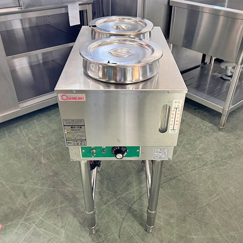 【実業界最長1年引き受ける】【中古】照明ランプ型灯し火ウォーマー 押切電機株式会社 OWS-2PG 幅350×奥ぶかさ600×高さ800 【貨物輸送別途積もり書き】【お役目用】【飲食店 バス発着場 勝手もと設備 ウォーマー お役目用フーズウォーマー】