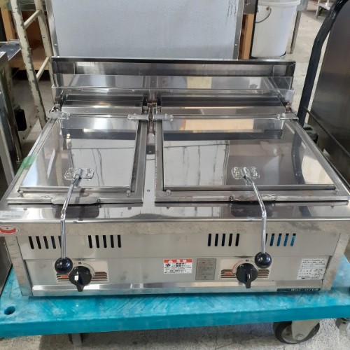 【業界最長1年保証】【中古】餃子焼器 マルゼン MGZ-076W 幅750×奥行600×高さ270 都市ガス 【送料別途見積】【業務用】【飲食店 店舗 厨房機器 餃子焼器 業務用餃子焼器】