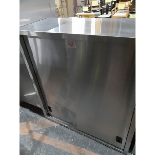 【中古】吊収納家具 幅900×奥ぶかさ400×高さ1100 【貨物輸送別途積もり書き】【お役目用】【飲食店 バス発着場 勝手もと設備 吊収納家具 お役目用吊収納家具】