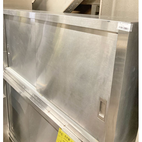 【中古】吊収納家具 BGなし 幅1260×奥ぶかさ350×高さ600 【貨物輸送別途積もり書き】【お役目用】【飲食店 バス発着場 勝手もと設備 吊収納家具 お役目用吊収納家具】
