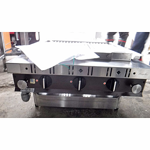 【業界最長1年保証】【中古】ローストクック 建厨 KG-3C 幅520&times;奥行600&times;高さ232 都市ガス 【送料別途見積】【業務用】【飲食店 店舗 厨房機器 グリドル 鉄板焼器 業務用グリドル 業務用鉄板焼器】｜厨房機器と店舗用品 TENPOS